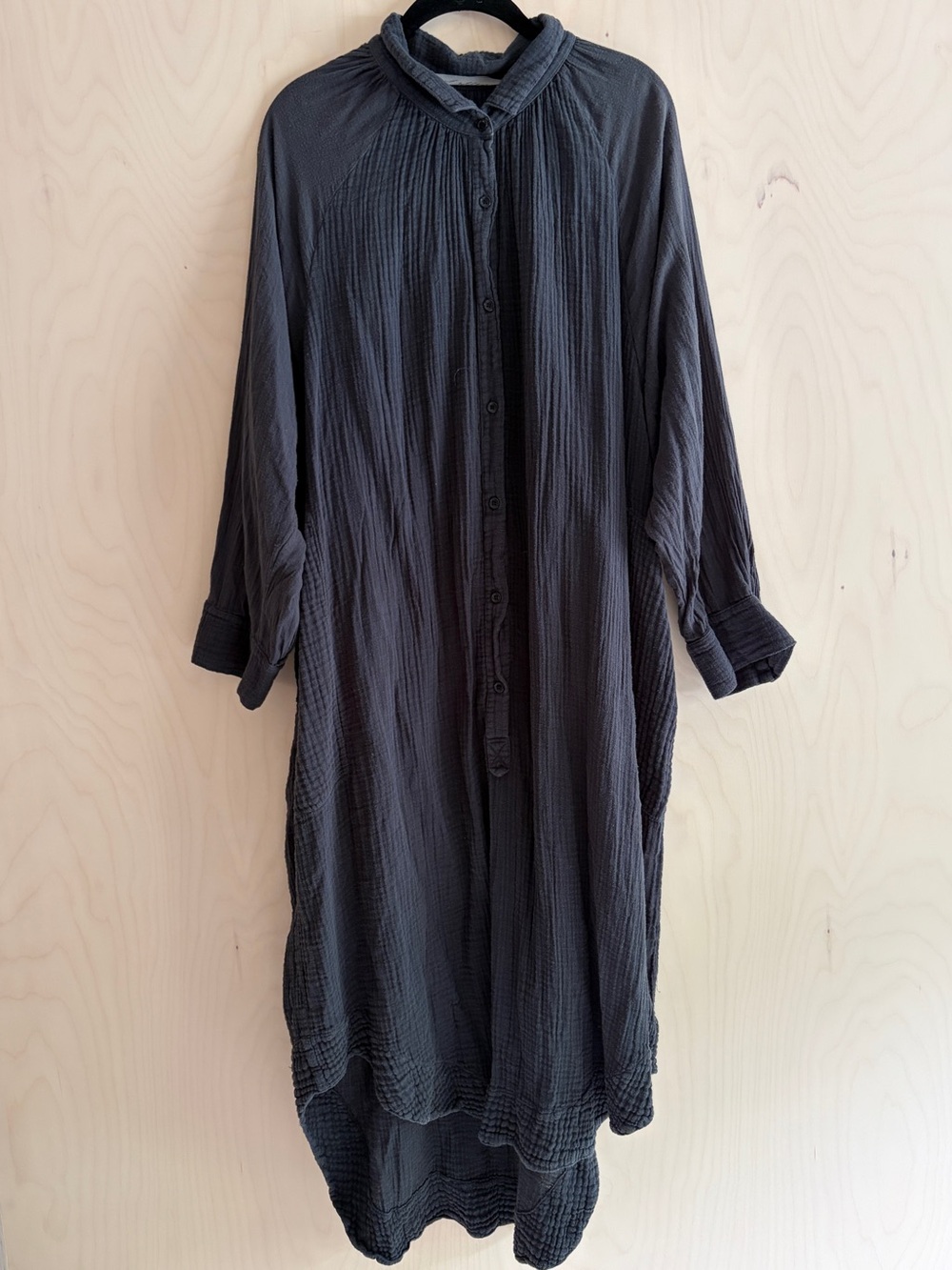 Raquel Allegra Cotton Gauze Oversized Maxi Smock Dress
